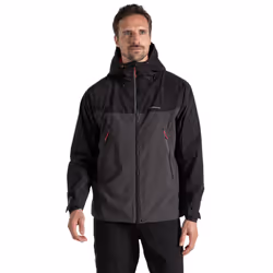 Craghoppers Mens Diggory Stretch Waterproof Jacket - L, Black/Black Pepper