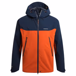 Craghoppers Mens Diggory Stretch Waterproof Jacket - XXL, Blue Navy/Carnelian Orange