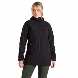 Craghoppers Womens/Ladies Gwen Hooded Soft Shell Jacket - 16 UK, Black