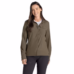 Craghoppers Womens/Ladies NosiLife Pro III Nosilife Long-Sleeved Shirt - 12 UK, Wild Olive