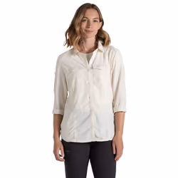 Craghoppers Womens/Ladies Adventure III Nosilife Long-Sleeved Shirt - 12 UK, Sea Salt