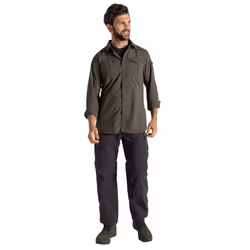 Craghoppers Mens Adventure III Nosilife Long-Sleeved Shirt - XL, Woodland Green