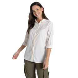 Craghoppers Womens/Ladies Freeda Nosilife Long-Sleeved Shirt - 14 UK, Sea Salt