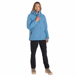 Craghoppers Womens/Ladies Sally CO2 Renu Technology Waterproof Jacket - 20 UK, Light Denim
