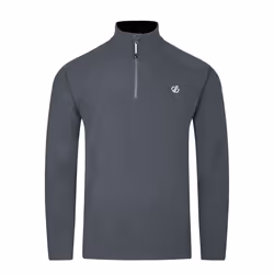 Dare 2B Mens Freethink II Fleece Top - XS, Ebony Grey