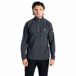 Dare 2B Mens Freethink II Fleece Top - XS, Ebony Grey