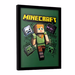 Minecraft Alex Framed Poster