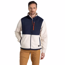 Craghoppers Mens Montadale Colour Block Insulated Hybrid Jacket - S, Ecru/Blue Navy