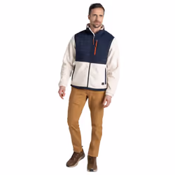 Craghoppers Mens Montadale Colour Block Insulated Hybrid Jacket - S, Ecru/Blue Navy