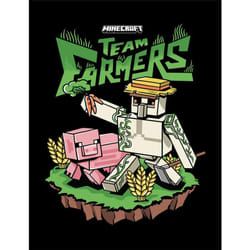 Minecraft Team Farmers Printed Framed Poster