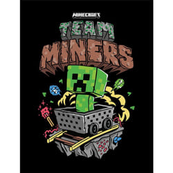 Minecraft Team Miners Framed Poster