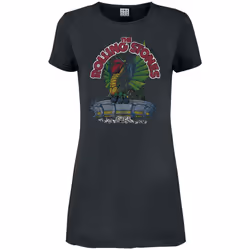 Amplified Womens/Ladies 1972 The Rolling Stones T-Shirt Dress - M, Charcoal