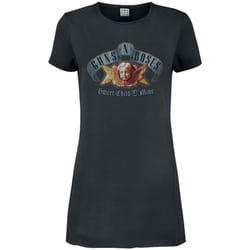 Amplified Womens/Ladies Sweet Child O' Mine Guns N Roses T-Shirt Dress - M, Charcoal