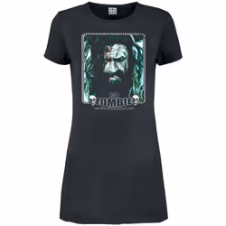 Amplified Womens/Ladies Hellbilly Rob Zombie T-Shirt Dress - M, Charcoal