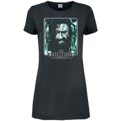 Amplified Womens/Ladies Hellbilly Rob Zombie T-Shirt Dress - XXL, Charcoal
