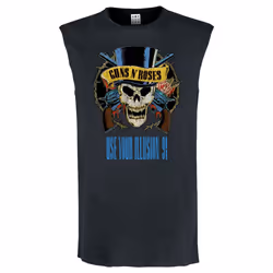 Amplified Mens Use Your Illusion 91 Sleeveless Tank Top - M, Charcoal