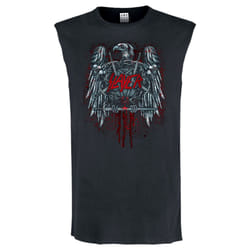 Amplified Mens Ammunition Eagle Slayer Sleeveless Tank Top - XL, Charcoal