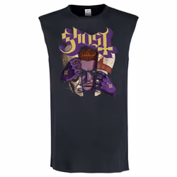 Amplified Mens Alter Egos Ghost Sleeveless Tank Top - XL, Charcoal