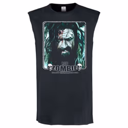 Amplified Mens Hellbilly Rob Zombie Sleeveless Tank Top - XS, Charcoal