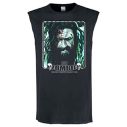 Amplified Mens Hellbilly Rob Zombie Sleeveless Tank Top - XS, Charcoal