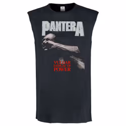 Amplified Mens Vulgar Display Of Power Pantera Sleeveless Tank Top - XL, Charcoal