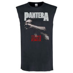 Amplified Mens Vulgar Display Of Power Pantera Sleeveless Tank Top - XL, Charcoal