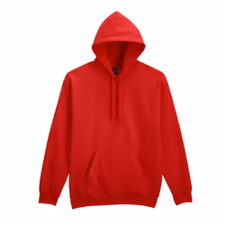 Gildan Mens Midweight Soft Touch Hoodie - 5XL, Red
