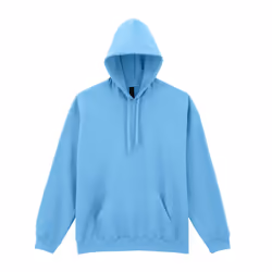 Gildan Mens Midweight Soft Touch Hoodie - 3XL, Sky Blue