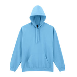 Gildan Mens Midweight Soft Touch Hoodie - 3XL, Sky Blue
