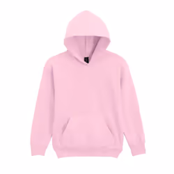 Gildan Childrens/Kids Soft Touch Midweight Hoodie - XS, Light Pink