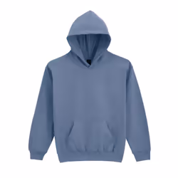 Gildan Childrens/Kids Soft Touch Midweight Hoodie - XS, Stone Blue