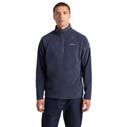 Craghoppers Mens Corey VI Half Zip Fleece Top - S, Dark Navy/Blue Navy Marl