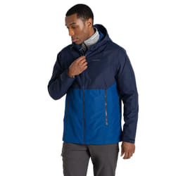 Craghoppers Mens Sebastian Waterproof Jacket - S, Blue Navy