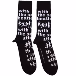 The Beatles Unisex Adult With The Beatles Silhouette Socks