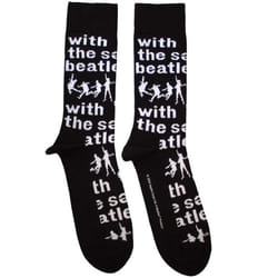 The Beatles Unisex Adult With The Beatles Silhouette Socks
