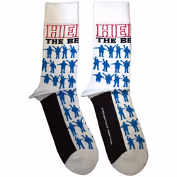 The Beatles Unisex Adult Help Repeat Silhouettes Socks