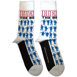 The Beatles Unisex Adult Help Repeat Silhouettes Socks