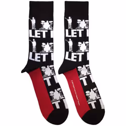 The Beatles Unisex Adult Let It Be Repeat Silhouettes Socks