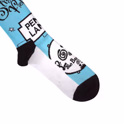 The Beatles Unisex Adult Strawberry Fields/Penny Lane Socks - 7 UK-11 UK, Light Blue