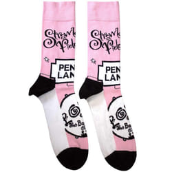 The Beatles Unisex Adult Strawberry Fields/Penny Lane Socks - 7 UK-11 UK, Pink