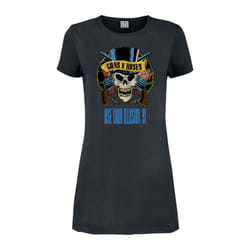 Amplified Womens/Ladies Use Your Illusion 91 Guns N Roses T-Shirt Dress - S, Charcoal