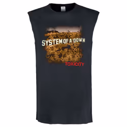 Amplified Mens Toxicity Systems Of A Down Sleeveless Tank Top - XL, Charcoal