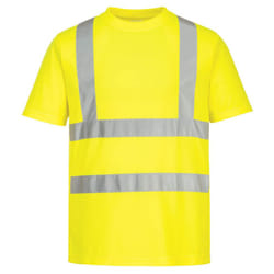 Portwest Unisex Adult Hi-Vis T-Shirt (Pack of 6) - 3XL, Yellow