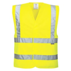 Portwest Unisex Adult Hi-Vis Vest (Pack of 10) - XXL-3XL, Yellow