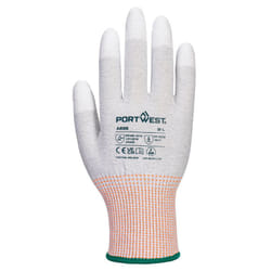 Portwest Unisex Adult A696 - LR13 ESD Safety Gloves (Pack of 12) - 10, Grey/White/Red