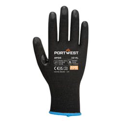 Portwest Unisex Adult AP33 - LR15 Touch Screen PU Safety Gloves (Pack of 12) - 10, Black