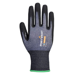 Portwest Unisex Adult AP18 - SG Cut C15 Nitrile Safety Gloves (Pack of 12) - 10, Blue/Black
