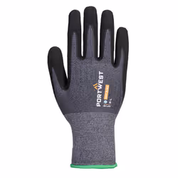 Portwest Unisex Adult AP12 - SG Grip15 Safety Gloves (Pack of 12) - 10, Grey/Black
