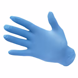 Portwest Unisex Adult A925 Powder Free Nitrile Disposable Gloves (Pack of 100) - 10, Blue