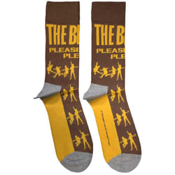 The Beatles Unisex Adult Please Please Me Silhouette Socks - 7 UK-11 UK, Brown